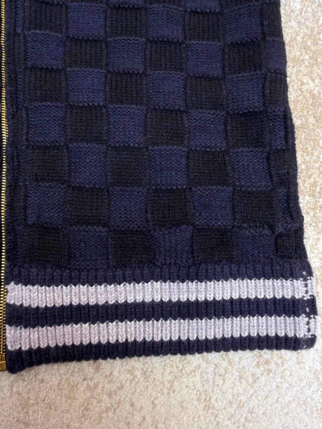 Louis Vuitton Damier Knit Blouson "Black"