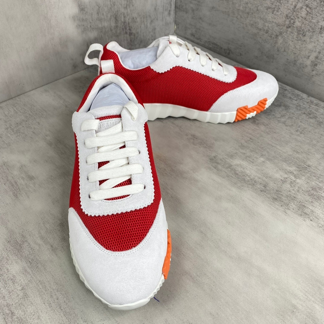 Hermes Bouncing Sneakers "Red-Grey"