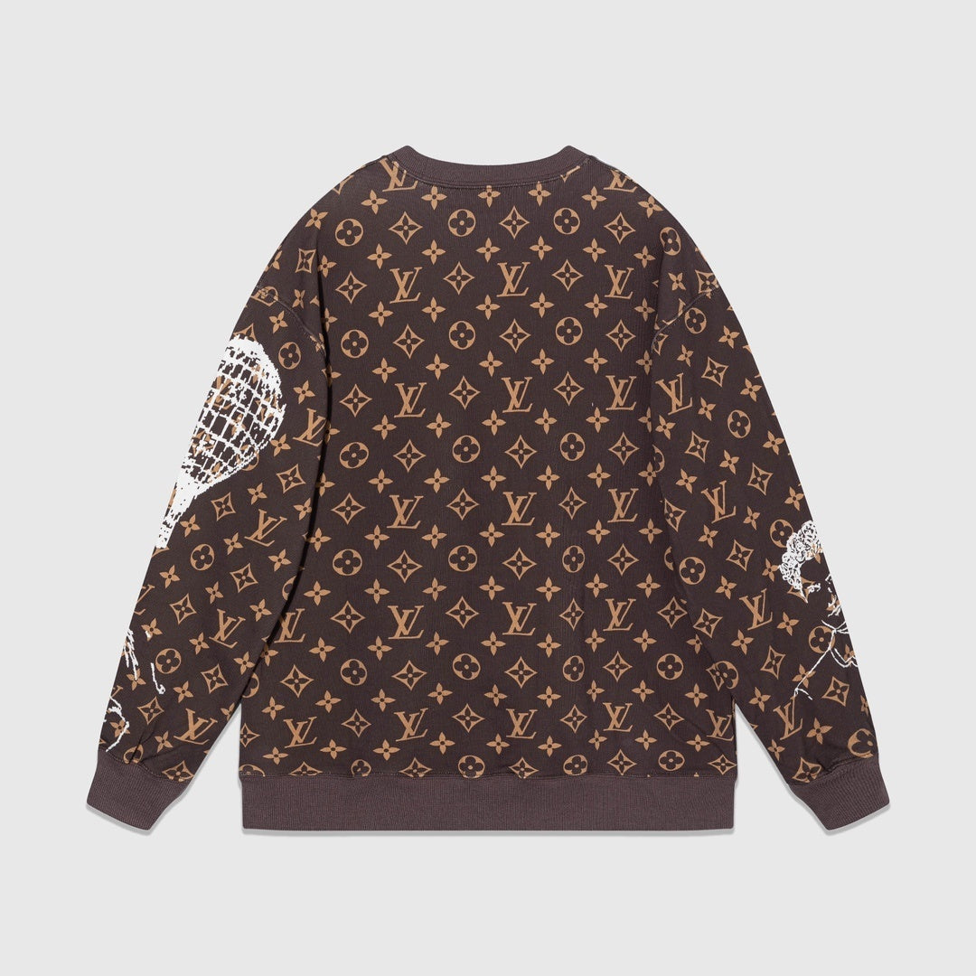 Louis Vuitton Monogram Sweatshirt "Brown"