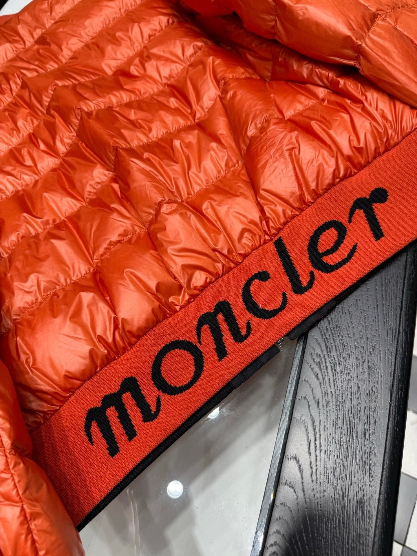 Moncler x Mercedes Benz Reversible Down Bomber Jacket "Black" and "Orange"