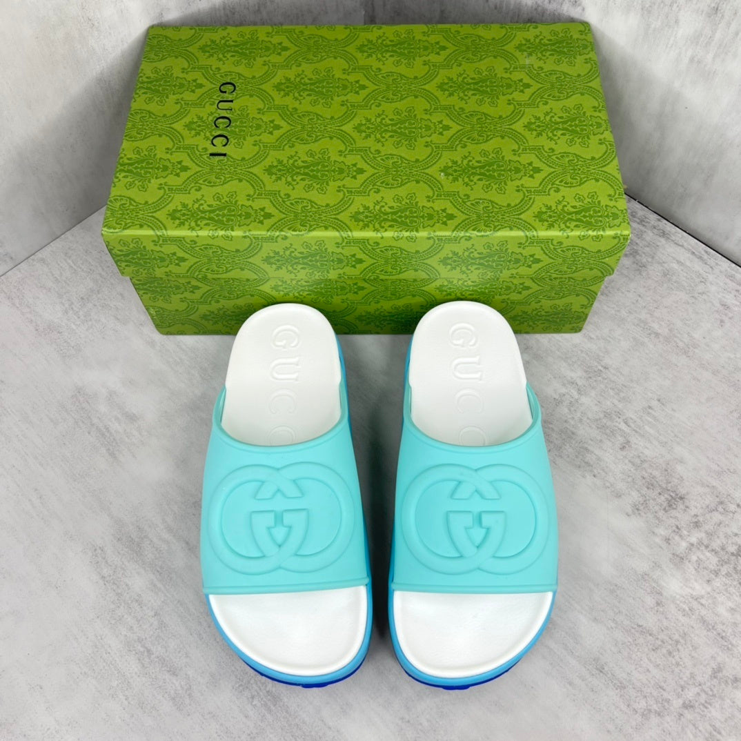 Gucci Slides "Blue-White"
