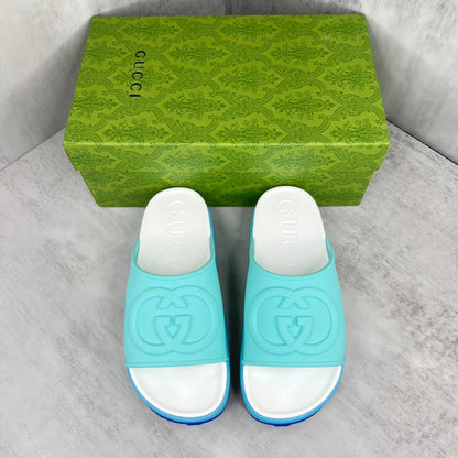 Gucci Slides "Blue-White"