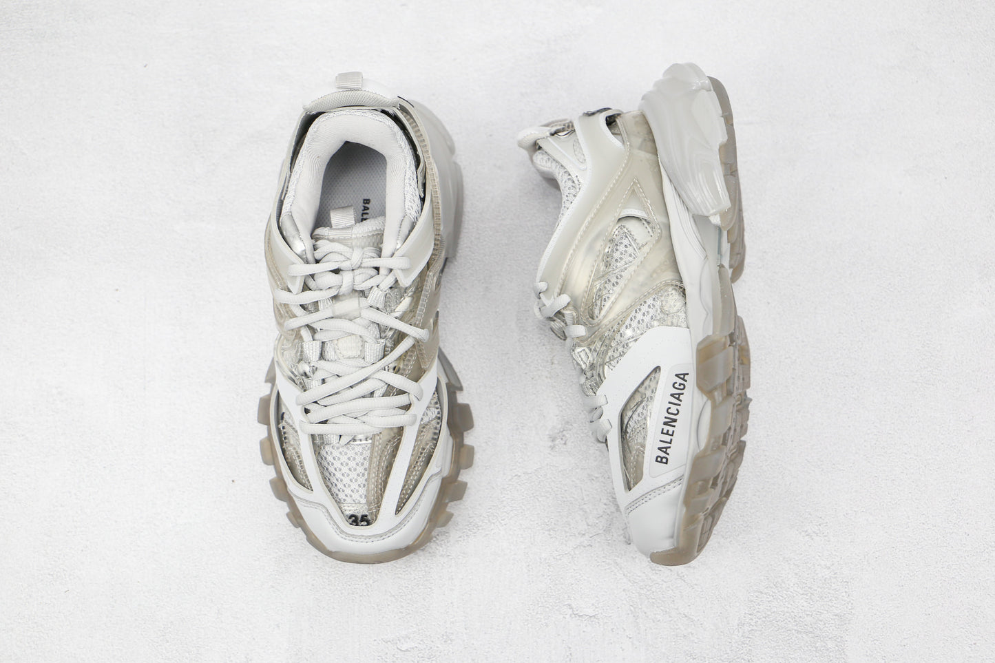 Balenciaga Track "Light Beige Clear Sole"