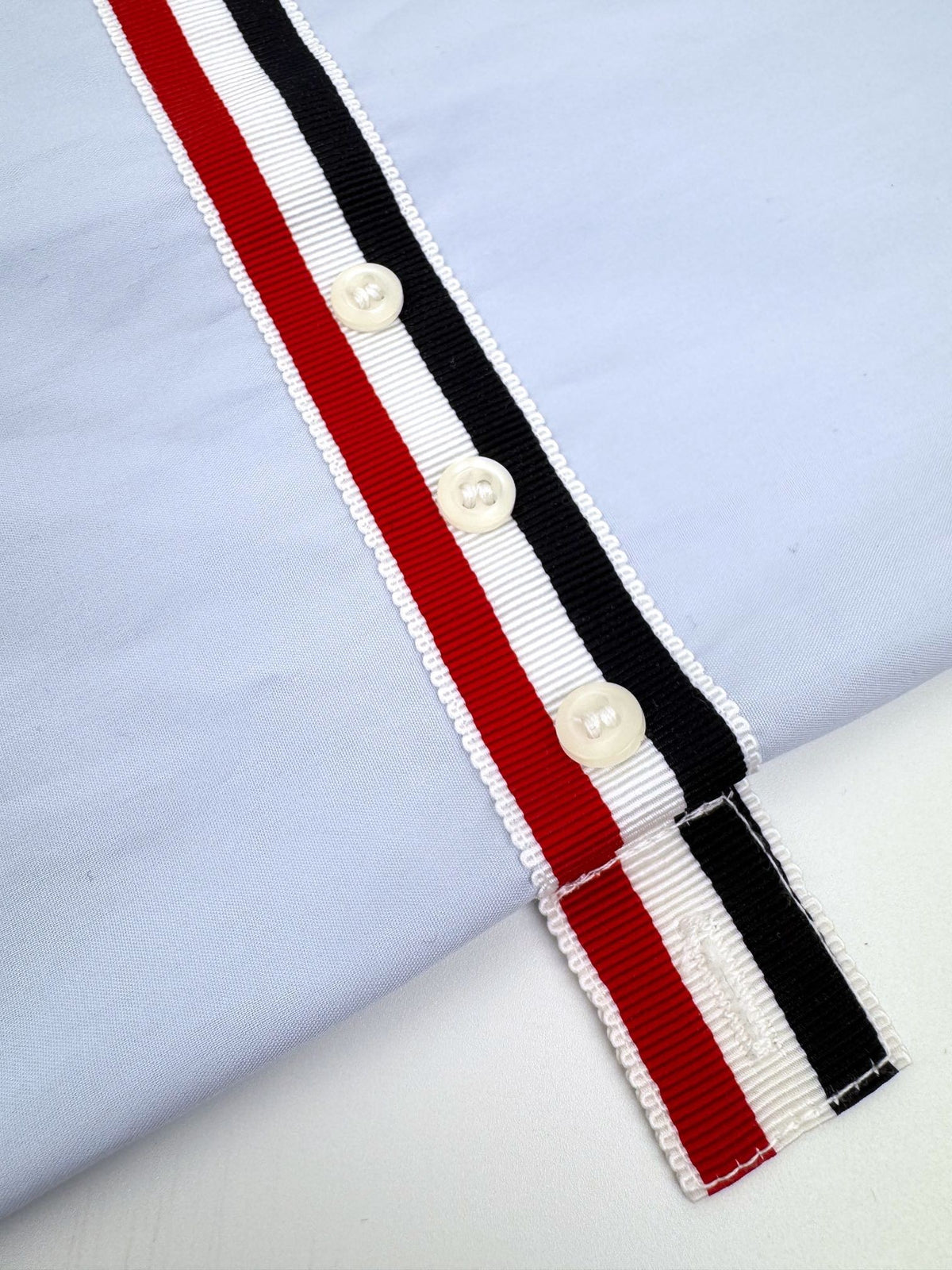 Thom Browne Cotton Armband Shirt "Blue"