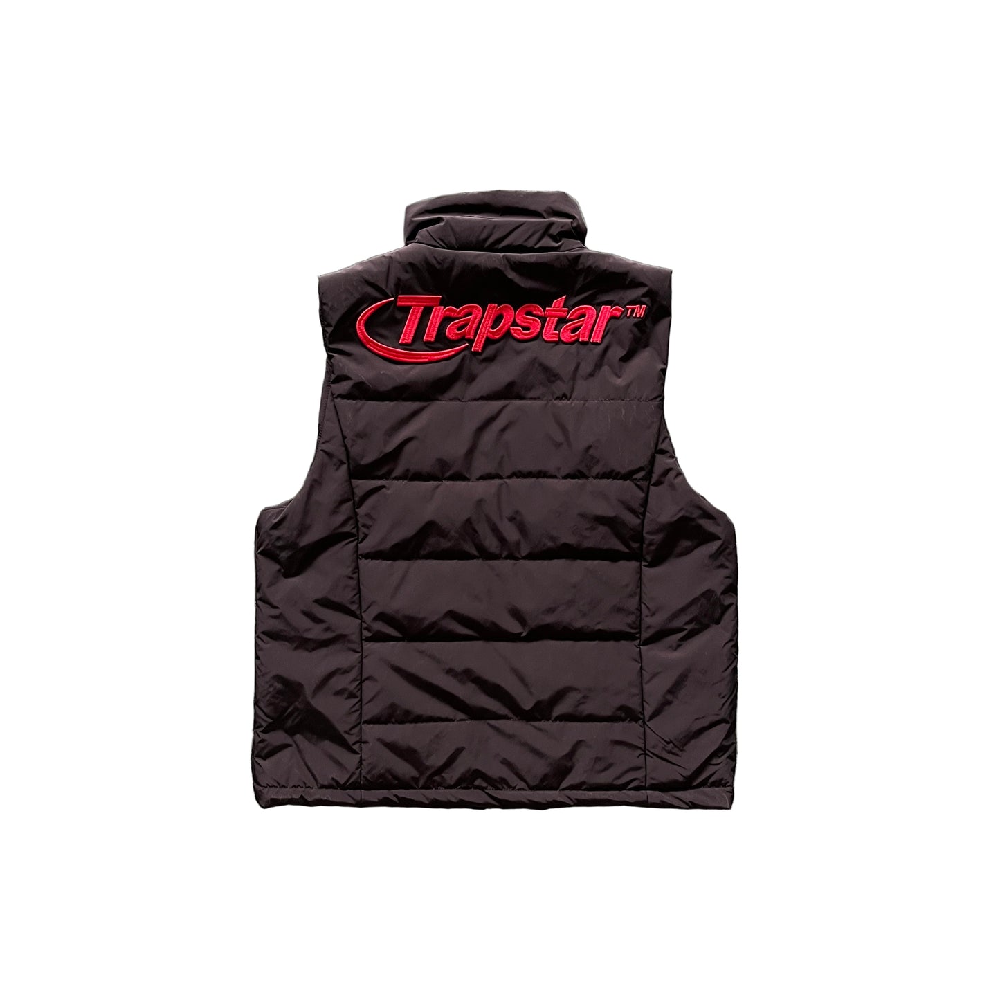 Trapstar Hyperdrive Down Vest "Black-Red"