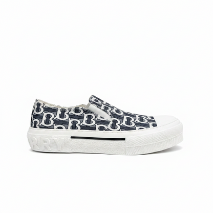Burberry Slip-On "Grey-White Monogram"