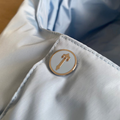 Trapstar Irongate Oversized Down Jacket "Ice Blue"