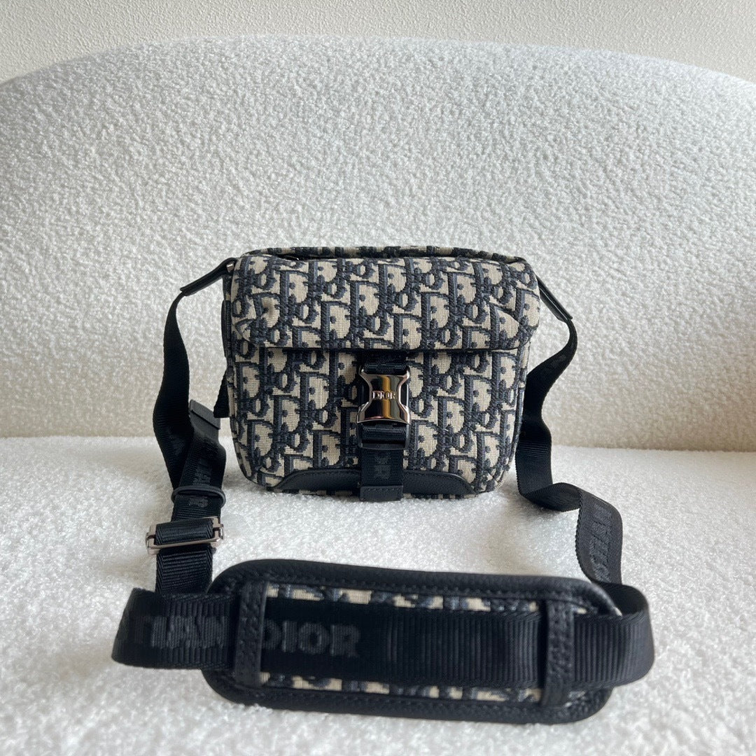 Dior Explorer Oblique Jacquard Shoulder Pouch