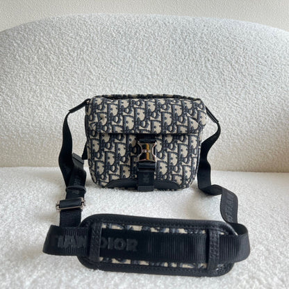 Dior Explorer Oblique Jacquard Shoulder Pouch