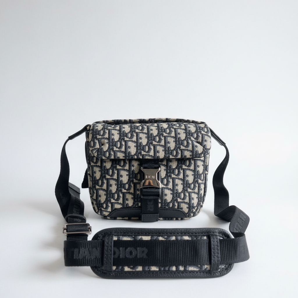 Dior Explorer Oblique Jacquard Shoulder Pouch