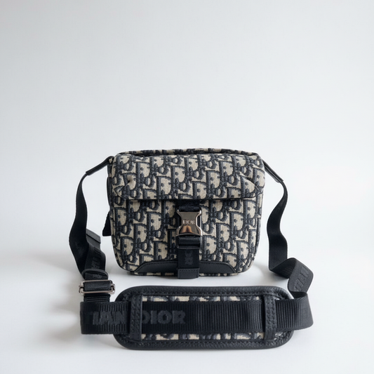 Dior Explorer Oblique Jacquard Shoulder Pouch