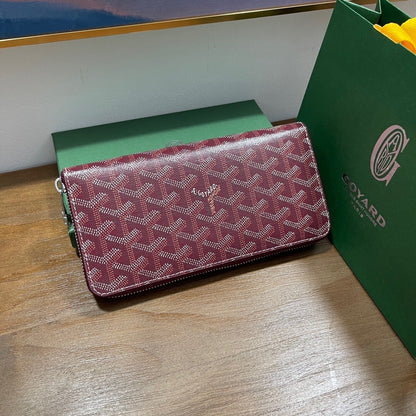Goyard Matignon GM Wallet "Burgundy"