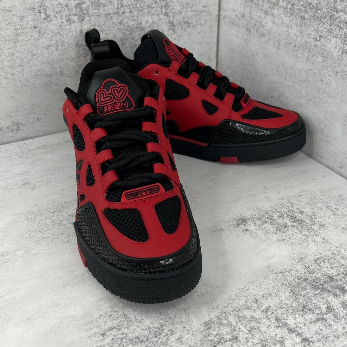 Louis Vuitton Skate "Black-Red"