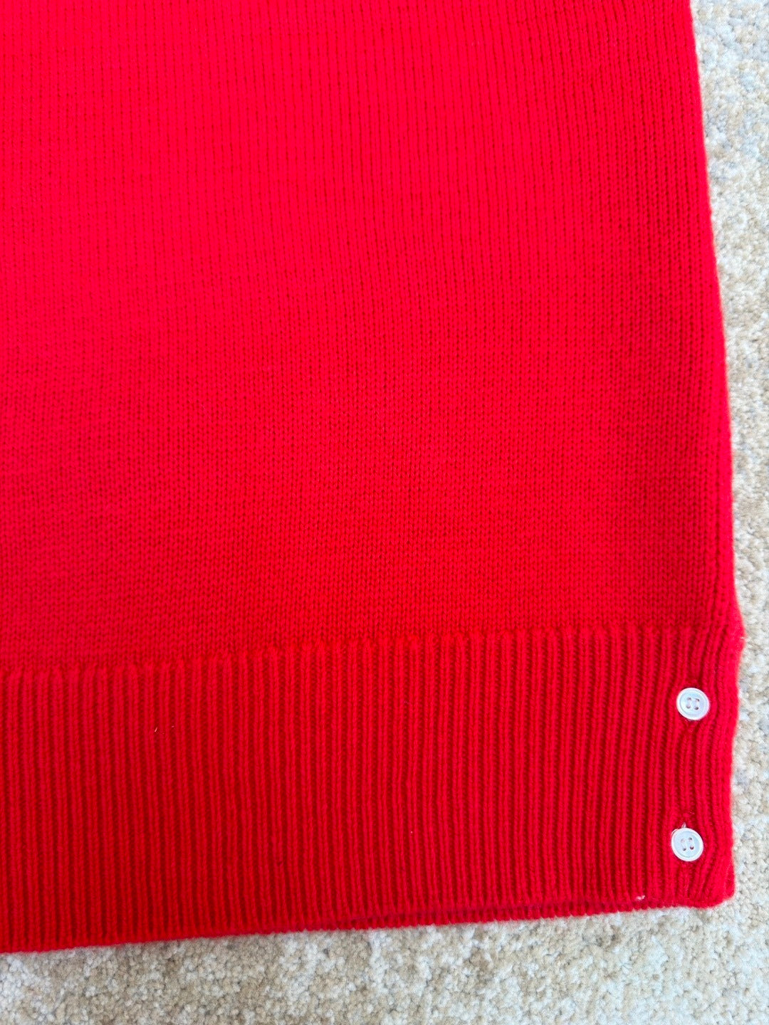 Thom Browne 4-Bar Wool Sweater "Red"