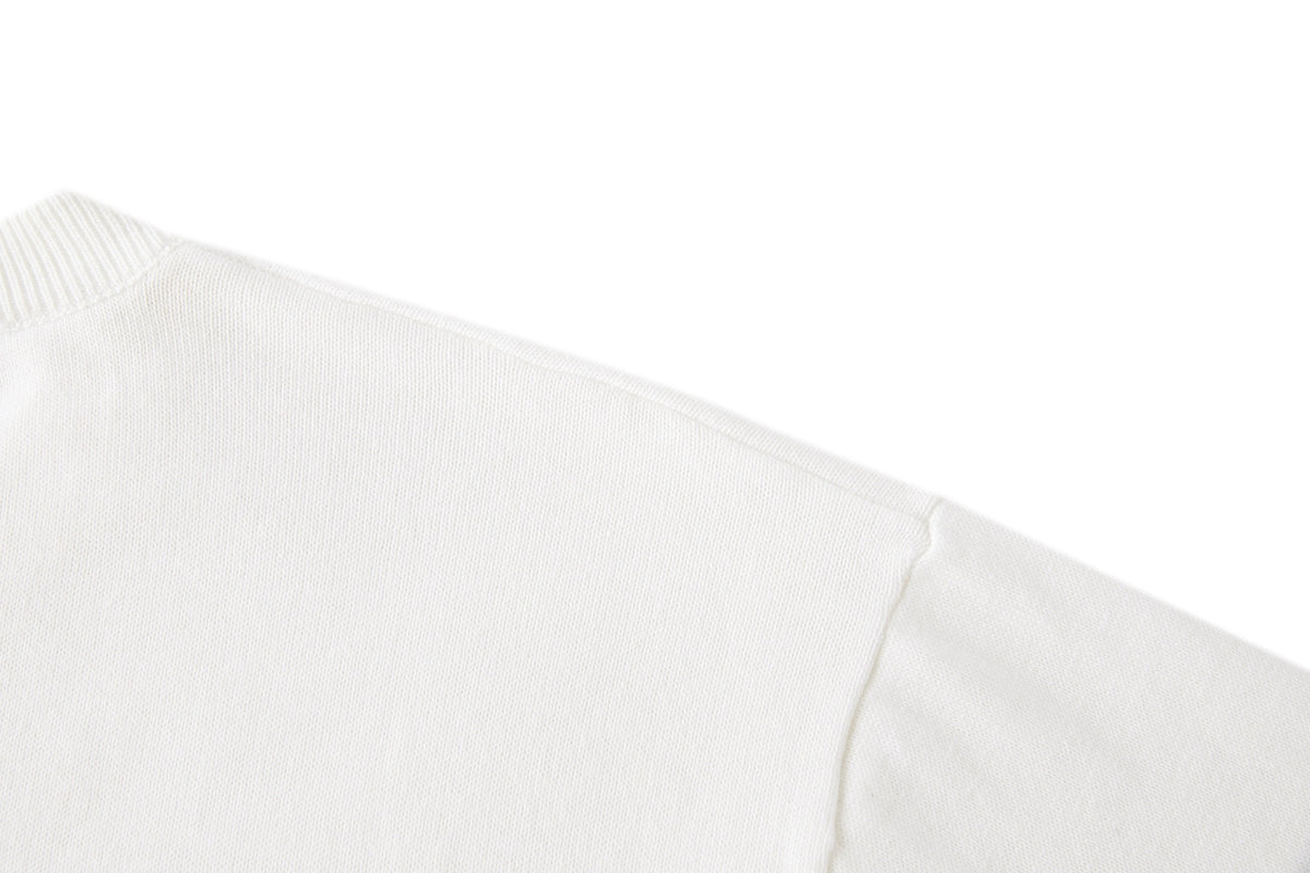 Louis Vuitton Short-Sleeved Signature Patch Crewneck "White"