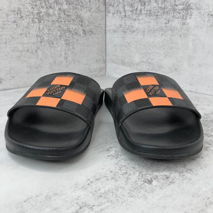 Louis Vuitton Slides "Black-Orange"