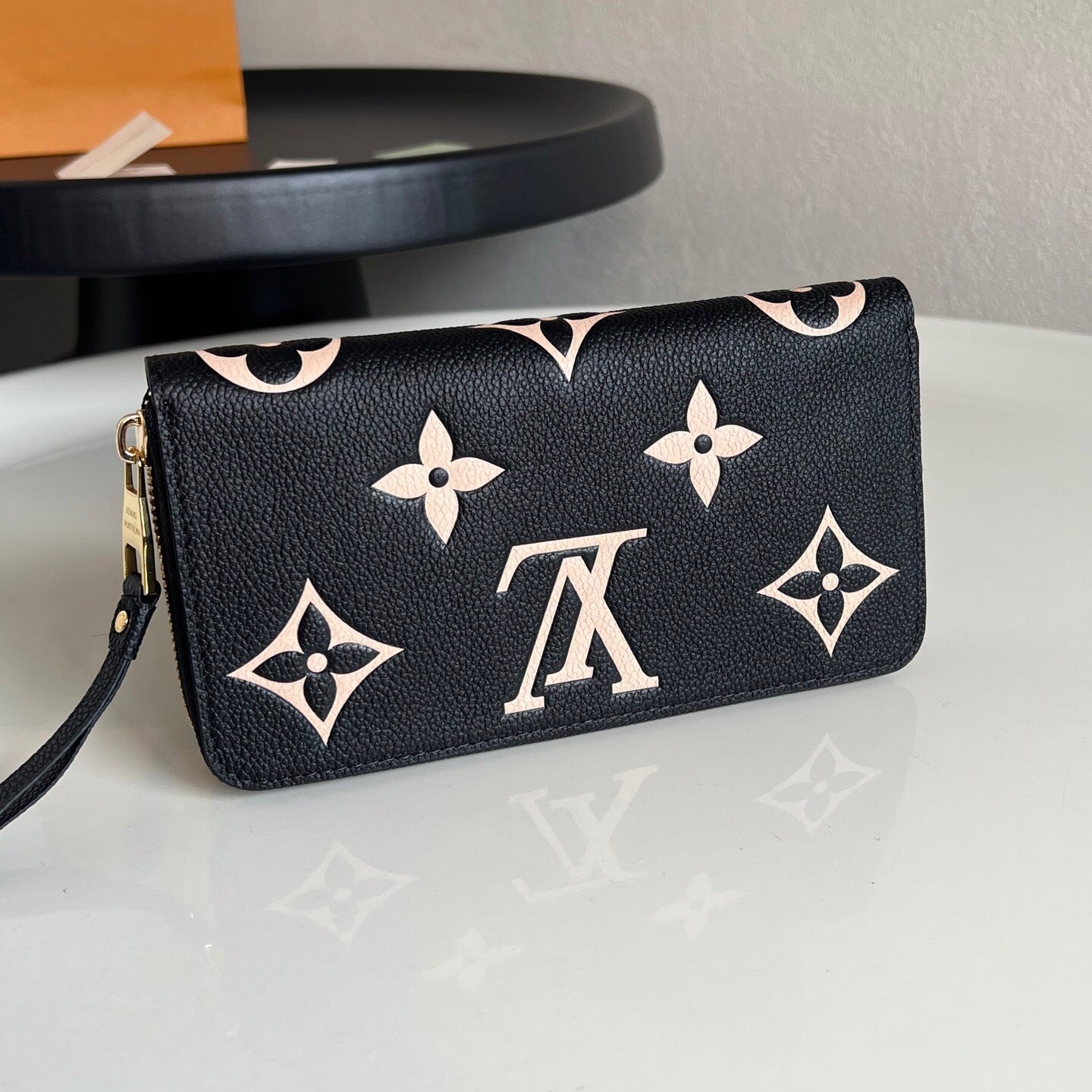 Louis Vuitton Zippy Wallet "Bicolor Monogram Empreinte Leather"