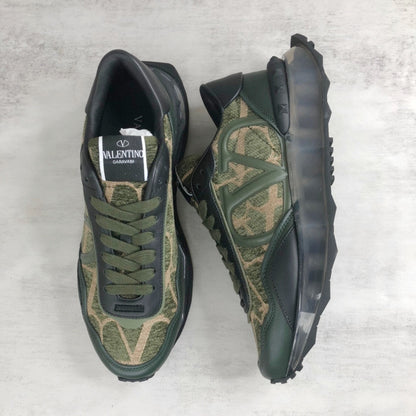 Valentino Garavani Netrunner "Green-Black-Beige Monogram"