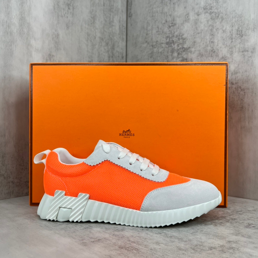 Hermes Bouncing Sneakers "Orange-Grey"