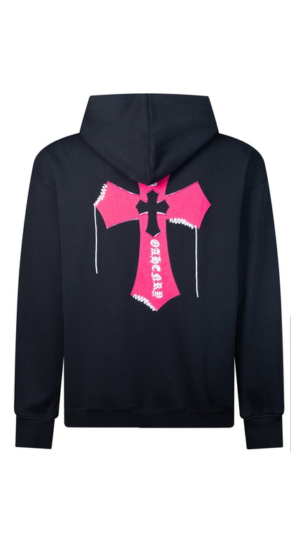 Chrome Hearts Hoodie "Black-Pink"