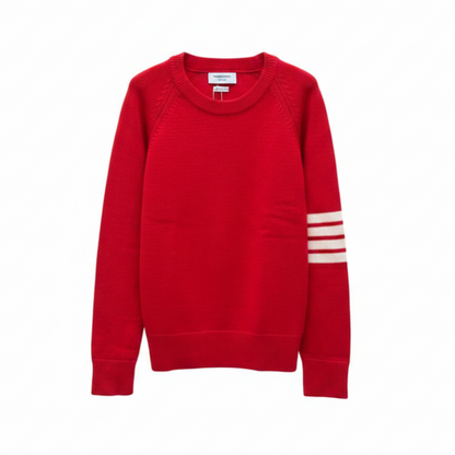 Thom Browne 4-Bar Wool Sweater "Red"