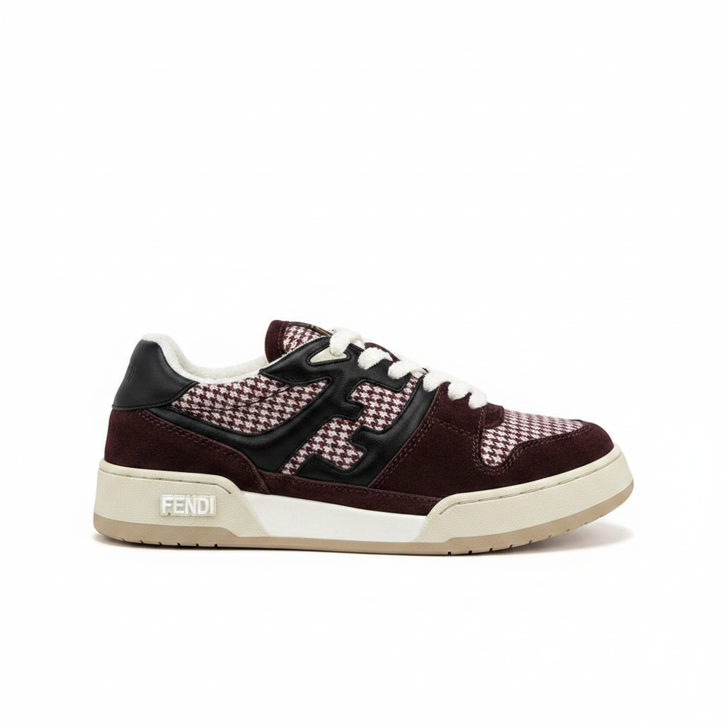 Fendi Match "Burgundy Red-Black"