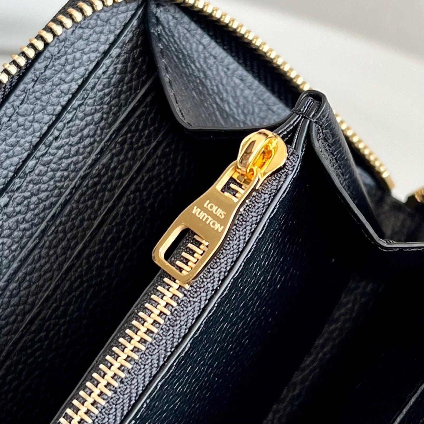 Louis Vuitton Zippy Wallet  "Monogram Empreinte Leather"