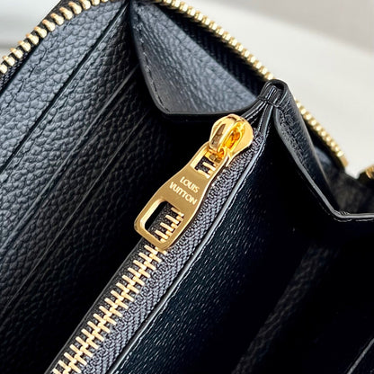 Louis Vuitton Zippy Wallet  "Monogram Empreinte Leather"