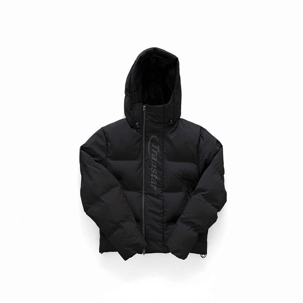 Trapstar Hyperdrive Technical Down Jacket "Black"