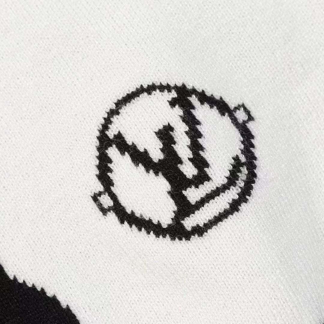 Louis Vuitton Abstract Houndtooth Sweater "Black-White"