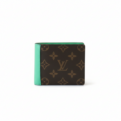 Louis Vuitton Multiple Wallet "Monogram Macassar Canvas"