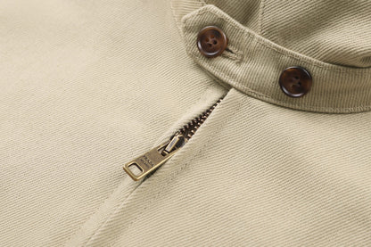 Prada Denim Blouson Jacket "Sand"