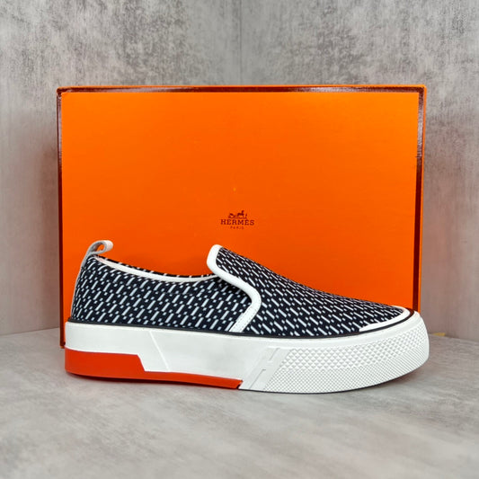 Hermes Gliss Slip-On "Black-White"