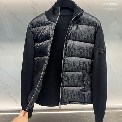Dior Oblique Jacket Virgin Wool Knit"Black"