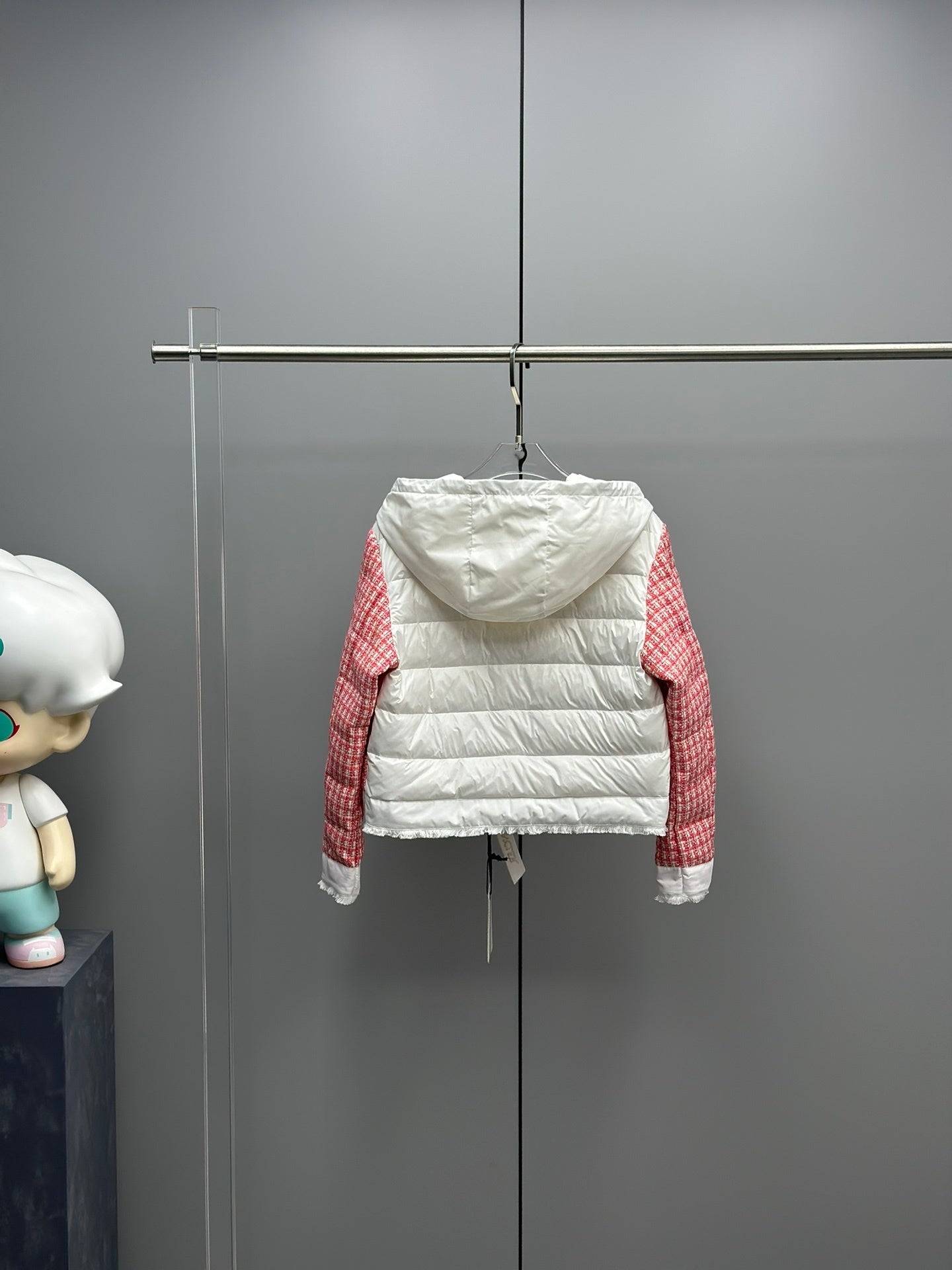 Moncler Remonay Tweed Down Jacket "Pink"