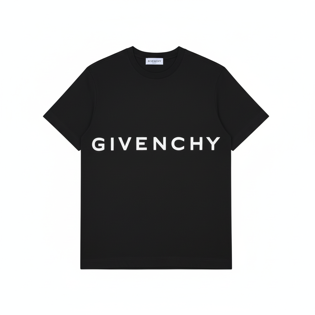 Givenchy Embroidered Logo T-Shirt "Black"
