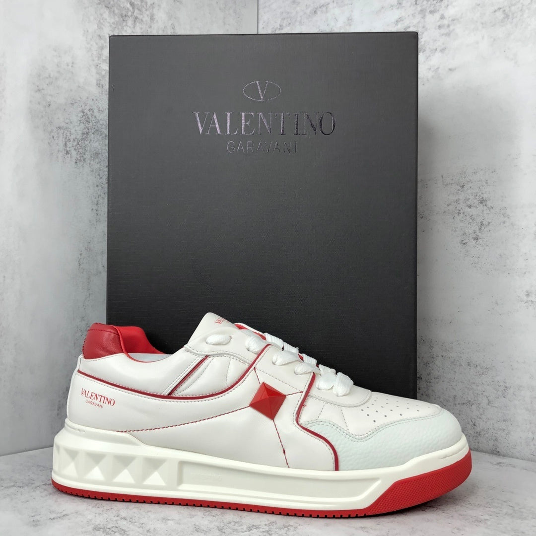 Valentino Garavani One Stud "White-Red"