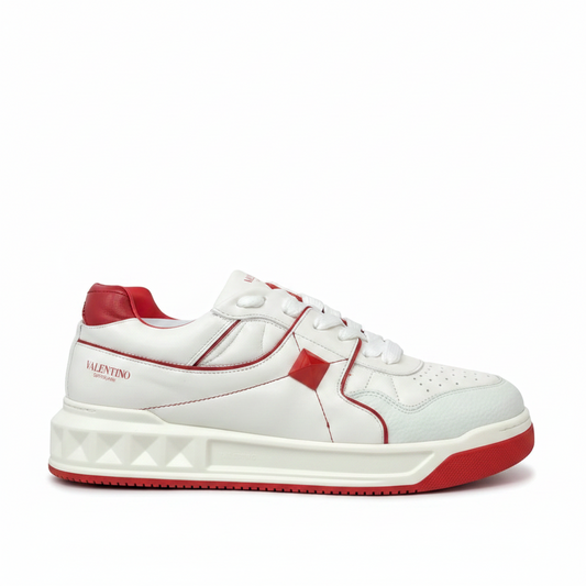 Valentino Garavani One Stud "White-Red"
