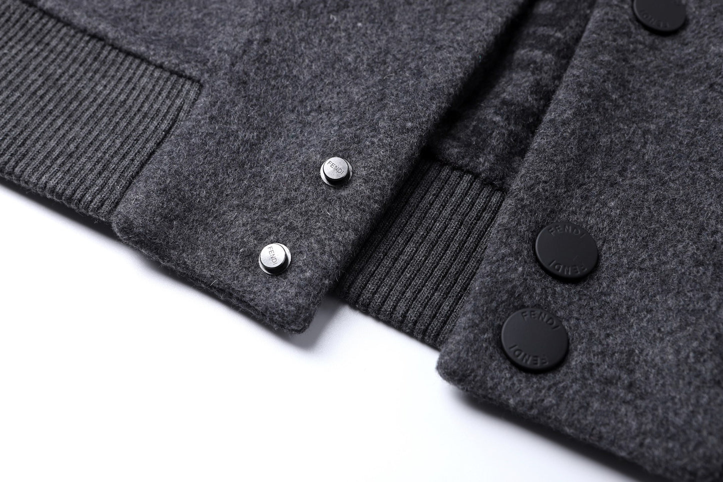 Fendi Wool Jacket "Grey"