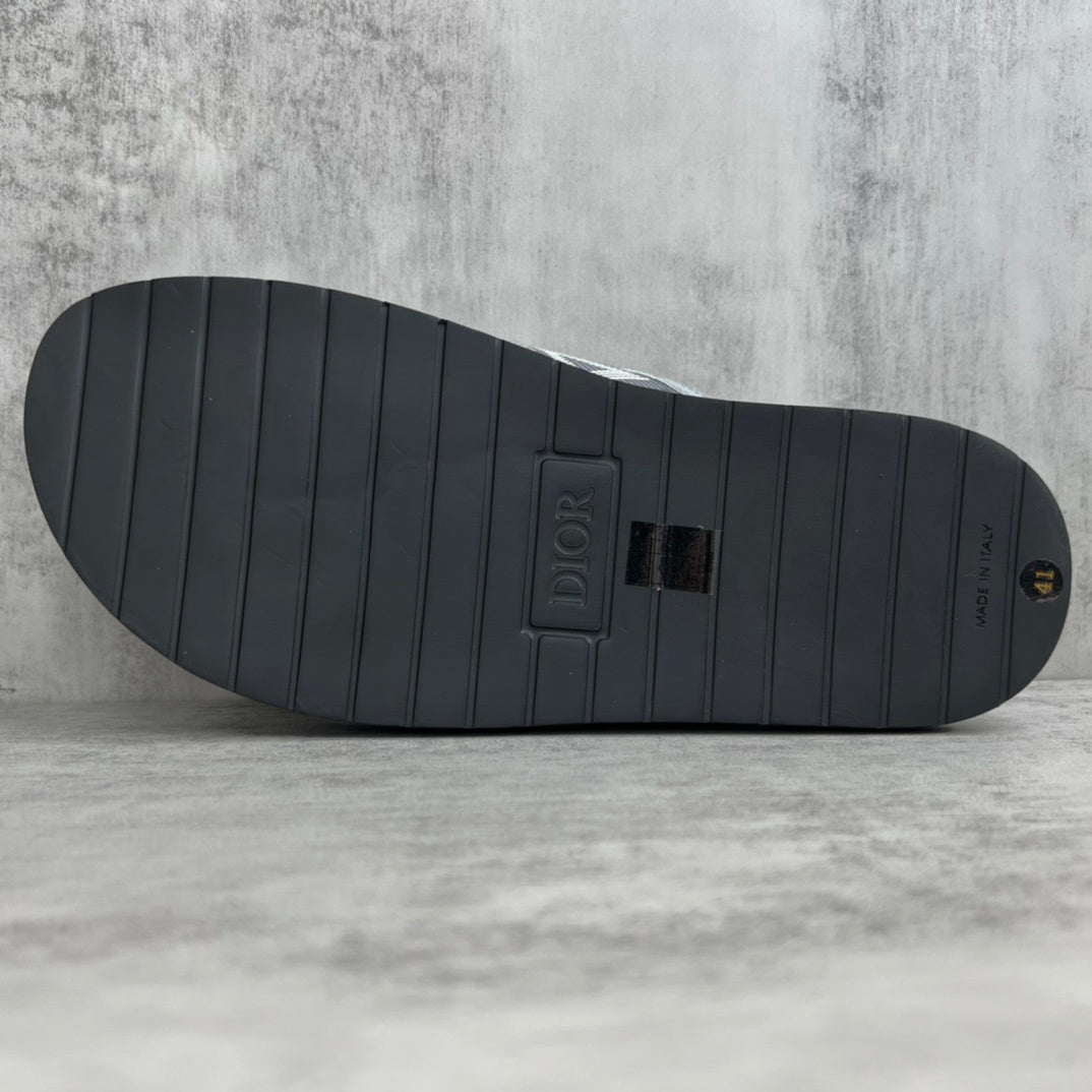 Dior CD Diamonds Slides "Grey"