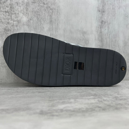 Dior CD Diamonds Slides "Grey"