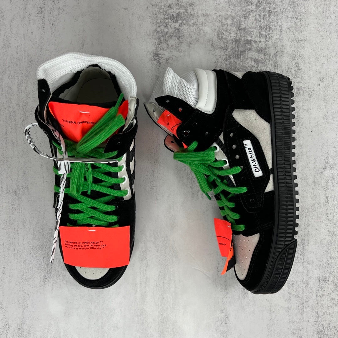 Off-White Off-Court High "White-Black-Green"