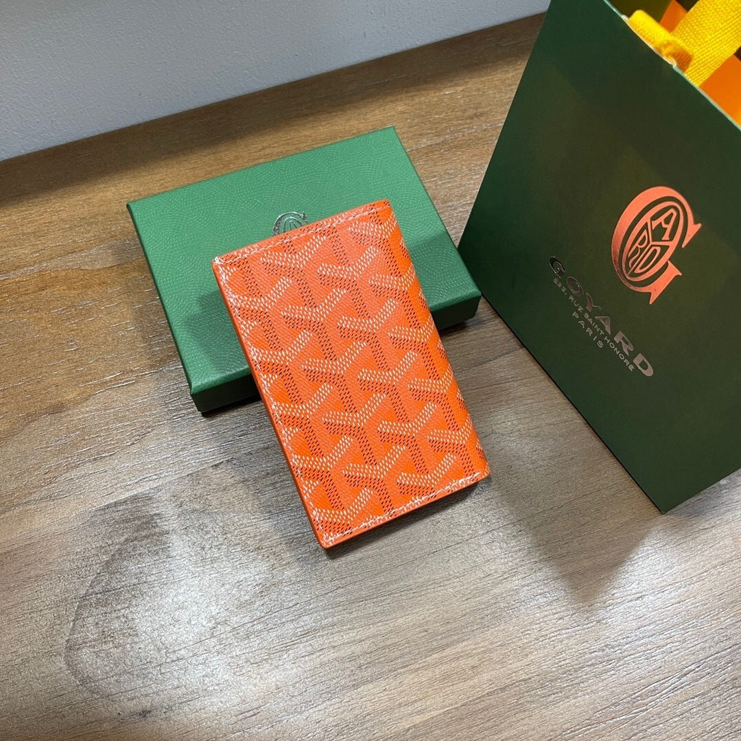 Goyard Saint-Pierre Card Wallet "Orange"