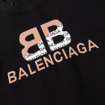 Balenciaga BB Logo Sweater "Black"