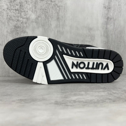 Louis Vuitton Trainers "White-Black Denim"