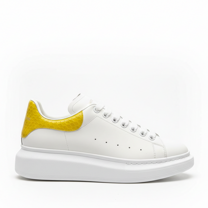 Alexander McQueen Oversized "White-Yellow Crocodile"