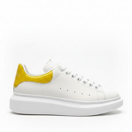Alexander McQueen Oversized "White-Yellow Crocodile"