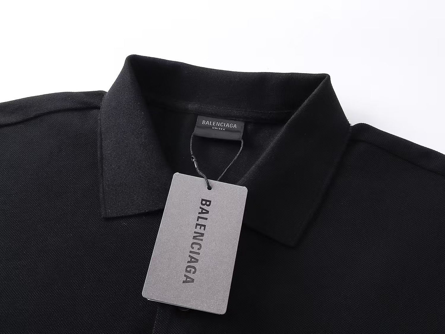 Balenciaga Laurel Polo T-Shirt "Black-Red"