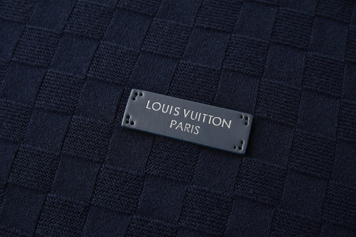Louis Vuitton Damier Terry Tennis T-Shirt "Dark Navy"