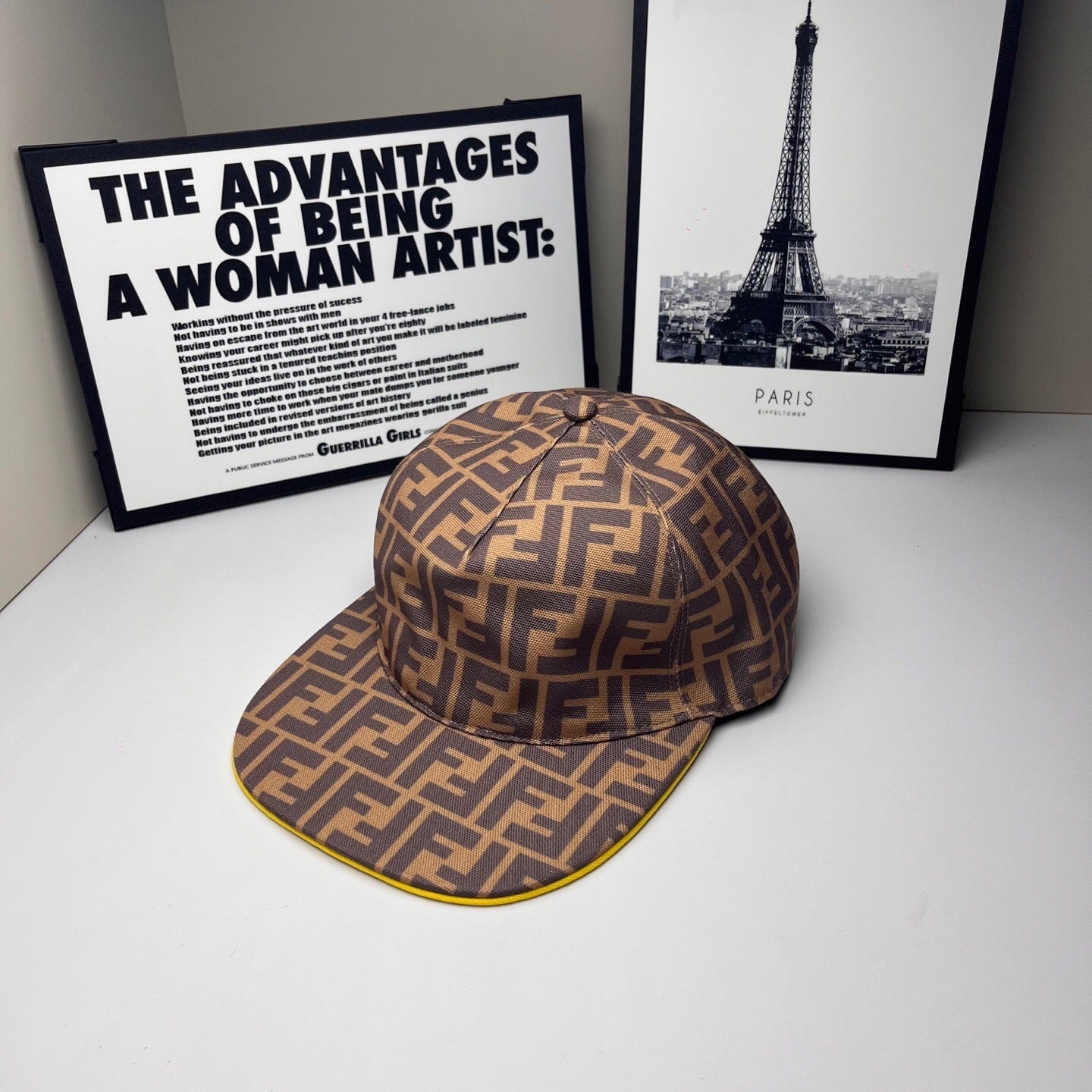 Fendi FF Cotton Baseball Cap